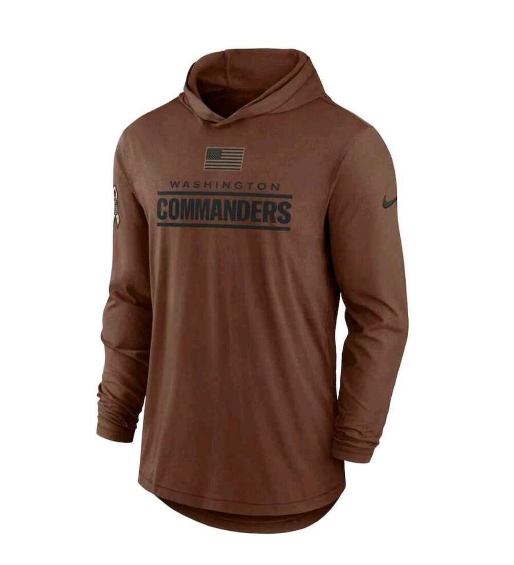 SLAUTE TO HERO'S WASHINGTON COMMANDER NWT SIZE XL HOODIE TOP